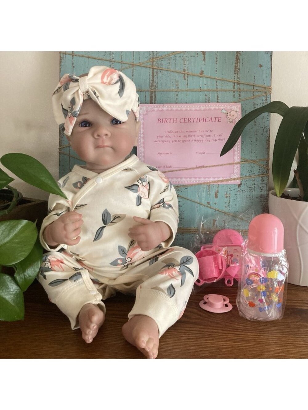 16in Reborn Doll Vinyl Realistic Newborn Baby Girl Doll W Accessories